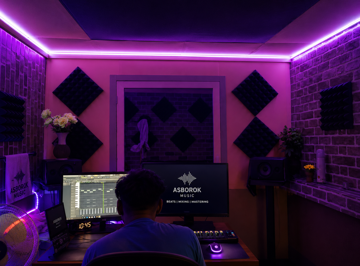 AS BOROK Music Production studio equipment